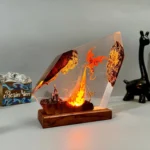 Handmade Lava Dragon Resin Lamp (2)